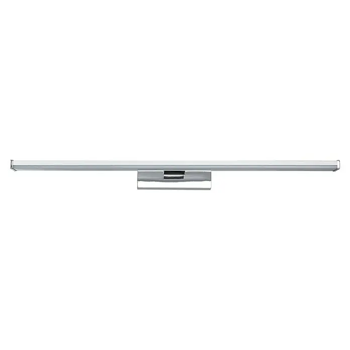 Eglo Aplique LED para espejo Galenzana-E - 11 W, Plata, Blanco neutro - Una elegante lámpara de baño LED plateada con un diseño elegante y moderno, ideal para iluminar espejos de baño con estilo.