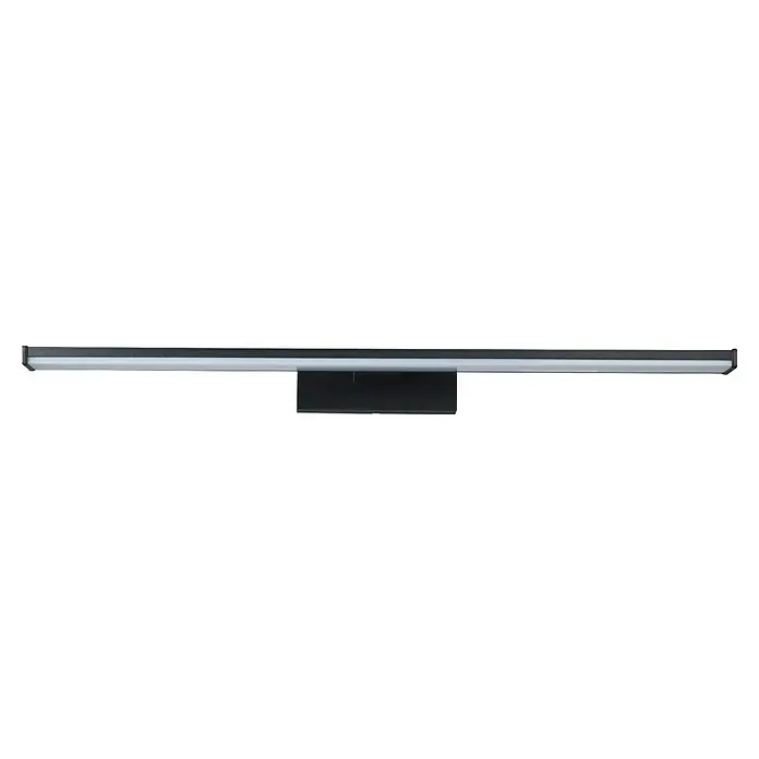 Eglo Aplique LED para espejo Galenzana-E - 11 W, Negro, Blanco neutro - Barra de luz LED gris, perfecta para interiores modernos, que ofrece una iluminación brillante y eficiente energéticamente.