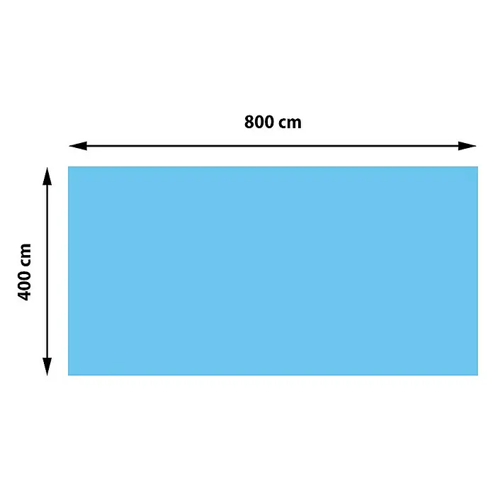 Proregal Pool-Abdeckplane rechteckig - Material: Kunststoff