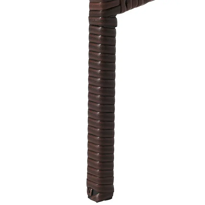 Proregal Gartentisch Poly-Rattan Esstisch - L x B x H: 60 x 112 x 68,5 cm, Poly-Rattan, Rechteckig, Braun