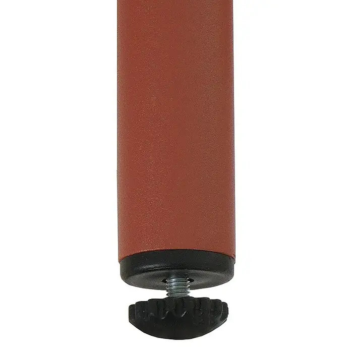Proregal Gartentisch aus Aluminium - L x B x H: 65 x 105 x 39 cm, Rechteckig, Terrakotta