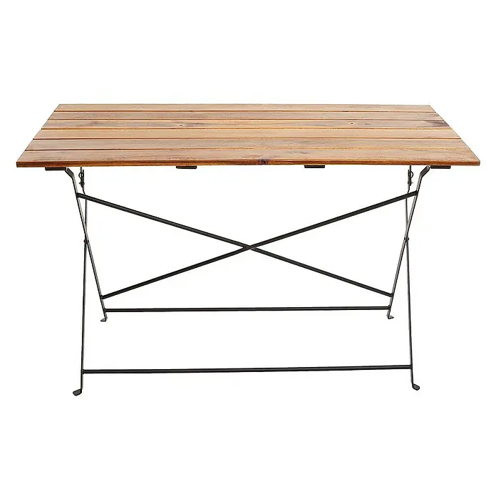 Chefgastro Gartentisch Biergartentisch - Rechteckig, Braun
