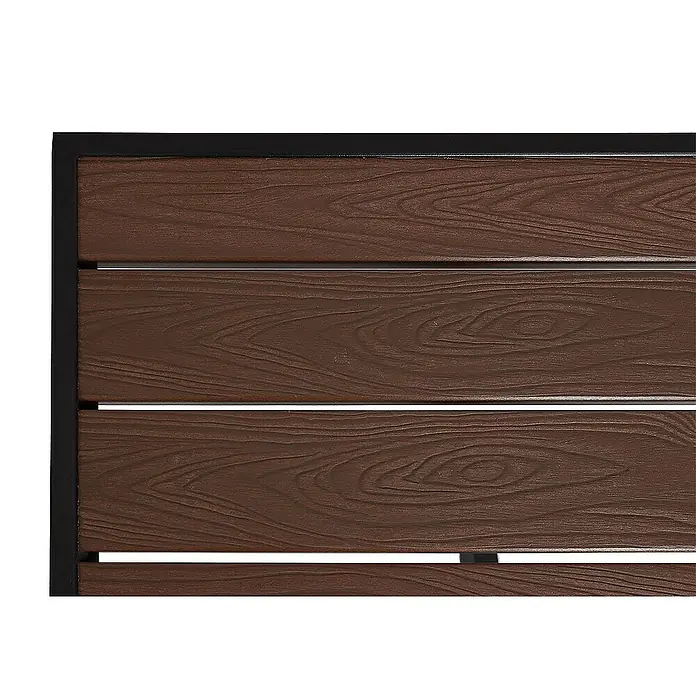 Proregal Gartentisch - L x B x H: 70 x 70 x 74 cm, Rechteckig, Dunkelbraun