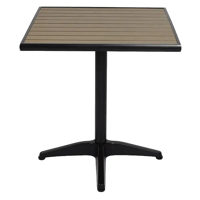 Proregal Gartentisch - L x B x H: 70 x 70 x 74 cm, Rechteckig, Grau