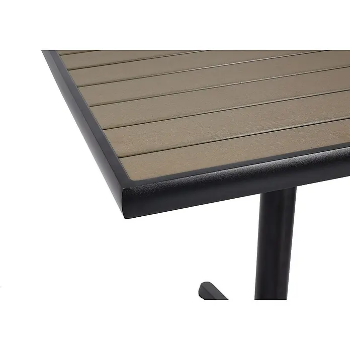 Proregal Gartentisch - L x B x H: 70 x 70 x 74 cm, Rechteckig, Grau