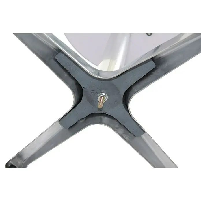 Chefgastro Gartentisch 10er-Set Alu-Stehtisch - L x B x H: 60 x 60 x 110 cm, Rund, Silber