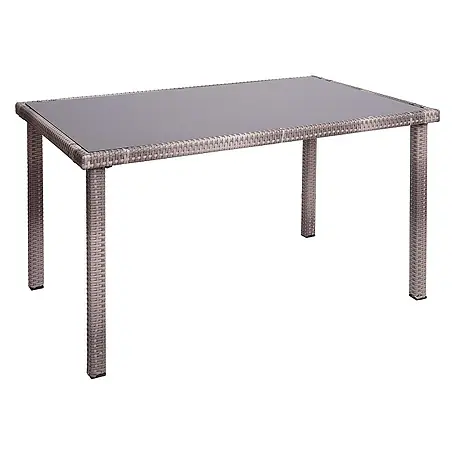 Proregal  Gartentisch Poly-Rattan