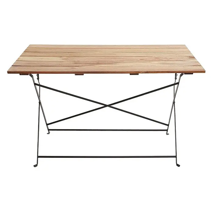 Chefgastro Gartentisch Biergartentisch - Rechteckig, Naturfarben