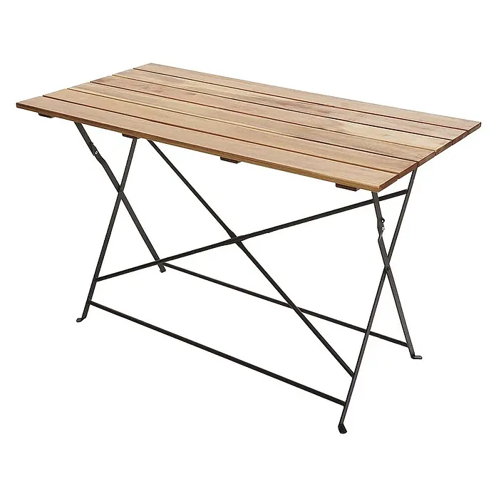 Chefgastro Gartentisch Biergartentisch - Rechteckig, Naturfarben