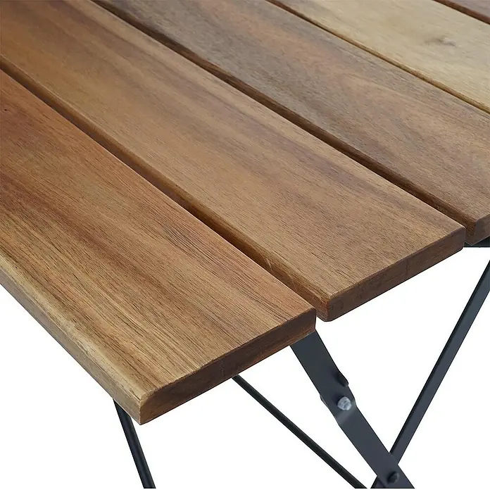 Chefgastro Gartentisch Biergartentisch - Rechteckig, Naturfarben
