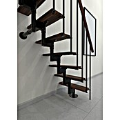 Minka Stepenice s prilagodljivom visinom i dubinom gazišta Joker  (Širina: 70 cm, Crna, Boja gazišta: Orah, Visina kata: 302,9 cm) | BAUHAUS