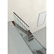 Minka Prostorsko varčne stopnice Joker Turn  (Višina nadstropja: 302,9 cm, Barva stopnice: Oreh, Barva kovine: Bela) | 4792 - Treppen | GBDD - Treppen | GBD - Bauelemente | GB - Bauelemente | G - Holz/Bauelem | BAUHAUS