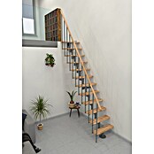 Minka Stopnišče z lestvino Joker  (Širina: 70 cm, Siva, Barva stopnice: Bukev, Višina nadstropja: 302,9 cm) | 4792 - Treppen | GBDD - Treppen | GBD - Bauelemente | GB - Bauelemente | G - Holz/Bauelem | BAUHAUS