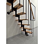 Minka Stepenice s prilagodljivom visinom i dubinom gazišta Joker  (Širina: 70 cm, Crna, Boja gazišta: Bukva, Visina kata: 302,9 cm) | BAUHAUS