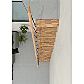 Minka Stepenice s prilagodljivom visinom i dubinom gazišta Joker  (Širina: 70 cm, Crna, Boja gazišta: Bukva, Visina kata: 302,9 cm) | BAUHAUS