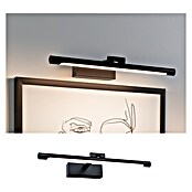 Paulmann Aplique LED para cuadros Mingo (11 W, L x An x Al: 17,5 x 41,5 x 5 cm, Negro, Blanco cálido) | BAUHAUS