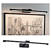 Paulmann Aplique LED para cuadros Mingo (14 W, L x An x Al: 17,5 x 61,5 x 5 cm, Negro, Blanco cálido) | BAUHAUS