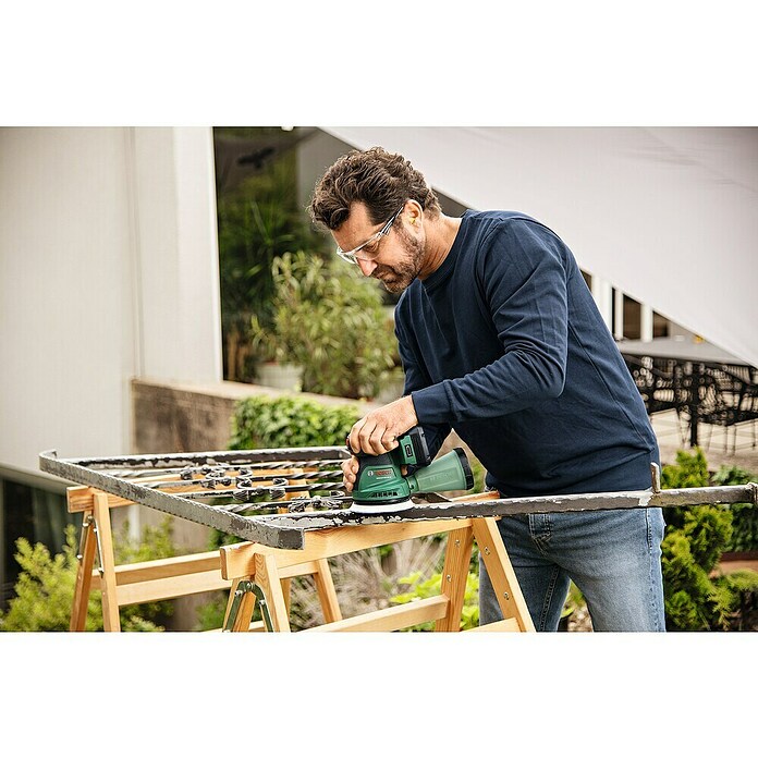 Bosch Power for All 18V Lijadora excéntrica de batería UniversalOrbit 20 (18 V, Sin batería, Diámetro disco de lija: 125 mm) | BAUHAUS