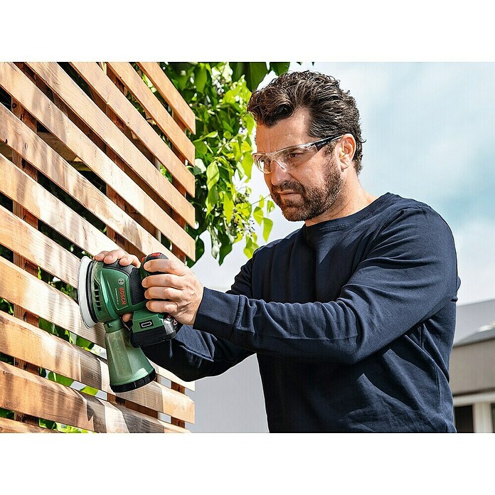 Bosch Power for All 18V Lijadora excéntrica de batería UniversalOrbit 20 (18 V, Sin batería, Diámetro disco de lija: 125 mm) | BAUHAUS