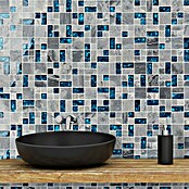 Mosaikfliese Crystal Mix XCM MC589 (30 x 30 cm, Grau, Glänzend)