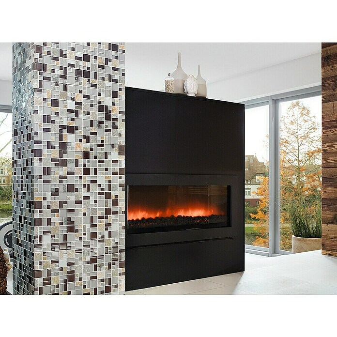 Mozaik pločica Crystal Mix XCM MC619  (30 x 30 cm, Sive boje, Mat) | BAUHAUS