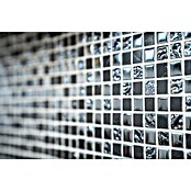 Mosaikfliese Quadrat Mix XCM M860 (32,2 x 30,5 cm, Schwarz, Glänzend)