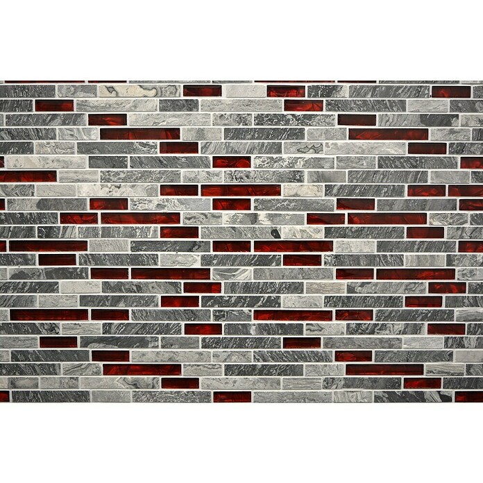 Mozaik pločica Verbund Crystal Mix XCM MV618  (29 x 30 cm, Sivo/Crna) | BAUHAUS