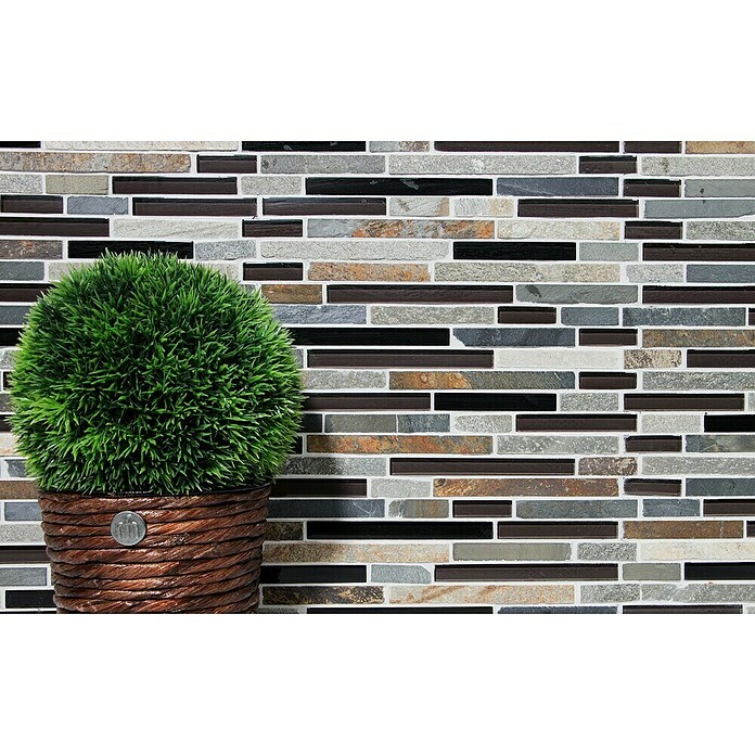 Mozaik pločica Crystal Mix XCM MV788  (29,8 x 33,8 cm, Smeđe boje, Sjaj) | BAUHAUS