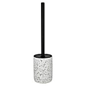 Camargue WC-Bürstengarnitur Stone Terrazzo (B x H: 9,6 x 39,5 cm, Polyresin, Weiß/Schwarz) | BAUHAUS