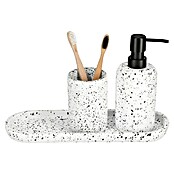 Camargue Lonček za zobne ščetke Stone Terrazzo  (Polirezin, Črno-bele barve) | 3715 - Einzelaccessoires | DADD - Accessoires | DAD - Badausstattung | DA - Badausstattung/Bäderwelt | D - Sanitär | BAUHAUS