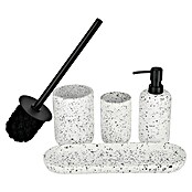 Camargue Zahnputzbecher Stone Terrazzo (Polyresin, Weiß/Schwarz) | BAUHAUS
