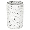 Camargue Zahnputzbecher Stone Terrazzo (L x B x H: 75 x 75 x 112 cm, Kunststoff, Weiß/Schwarz) | BAUHAUS