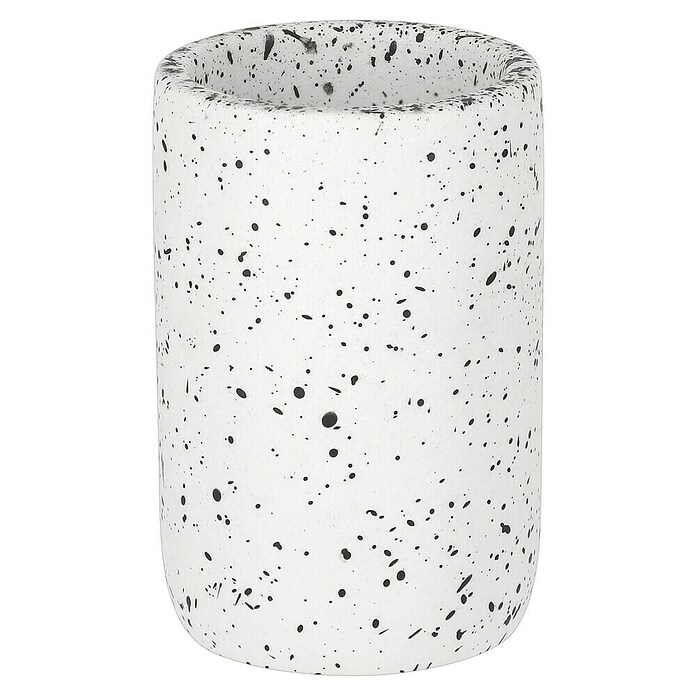 Camargue Lonček za zobne ščetke Stone Terrazzo  (Polirezin, Črno-bele barve) | 3715 - Einzelaccessoires | DADD - Accessoires | DAD - Badausstattung | DA - Badausstattung/Bäderwelt | D - Sanitär | BAUHAUS