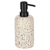 Camargue Seifenspender Stone Terrazzo (7,5 x 7,5 x 18 cm, Polyresin, Beige/Braun) | BAUHAUS