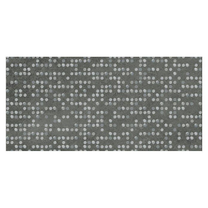 Cersanit Zidna pločica Normandie Inserto Dots  (59,8 x 29,7 cm, Grafit, Mat) | BAUHAUS