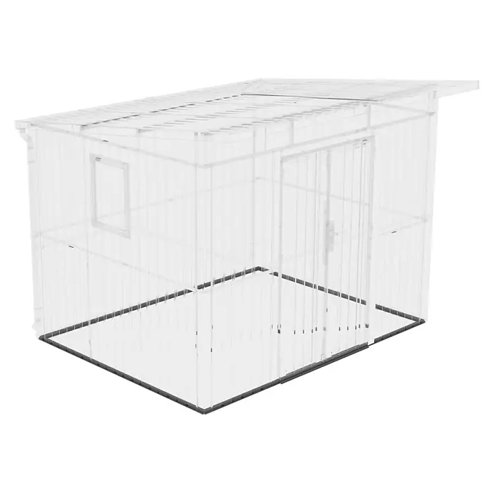 Gardol Basis-Rahmen Style Max - Gardol Gerätehaus Style Max - Ein transparentes Gartenhaus, ideal für die Aufbewahrung und als Wetterschutz für Gartengeräte und Möbel.