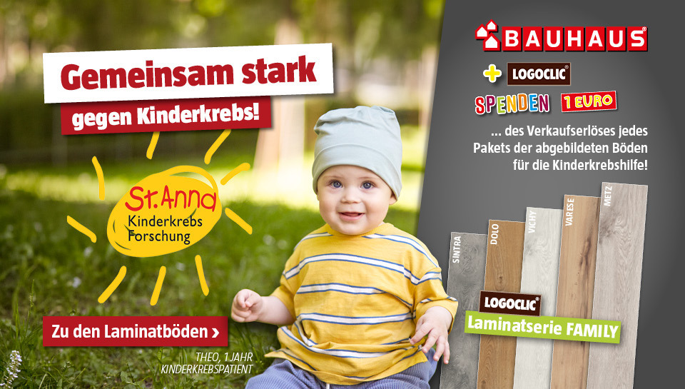 Spendenaktion St. Anna Kinderkrebsforschung, bis 31.12.2025