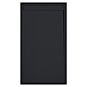 Duplach Plato de ducha Smart (L x An: 140 x 80 cm, Material compuesto, Negro) | BAUHAUS