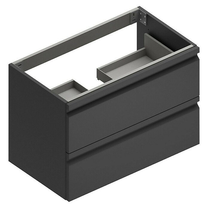 Camargue Pull Mueble de lavabo (An x Pr x Al: 79,5 x 45,4 x 55 cm, Grafito) | BAUHAUS