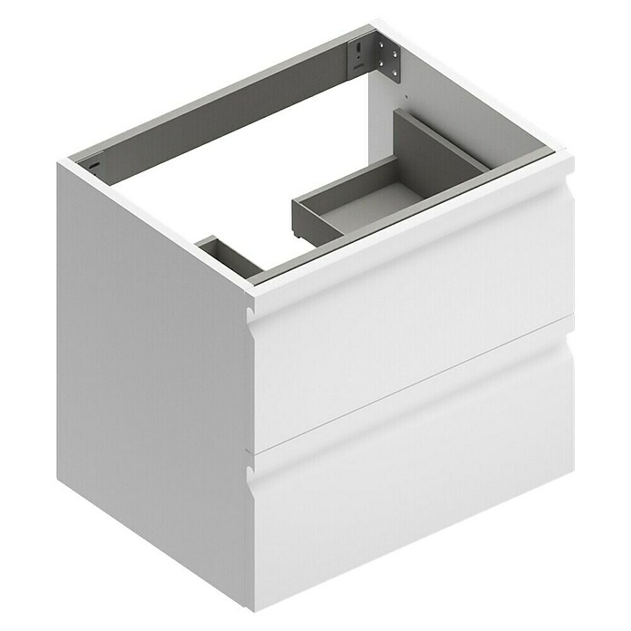 Camargue Pull Mueble de lavabo (An x Pr x Al: 59,5 x 45,4 x 55 cm, Blanco) | BAUHAUS