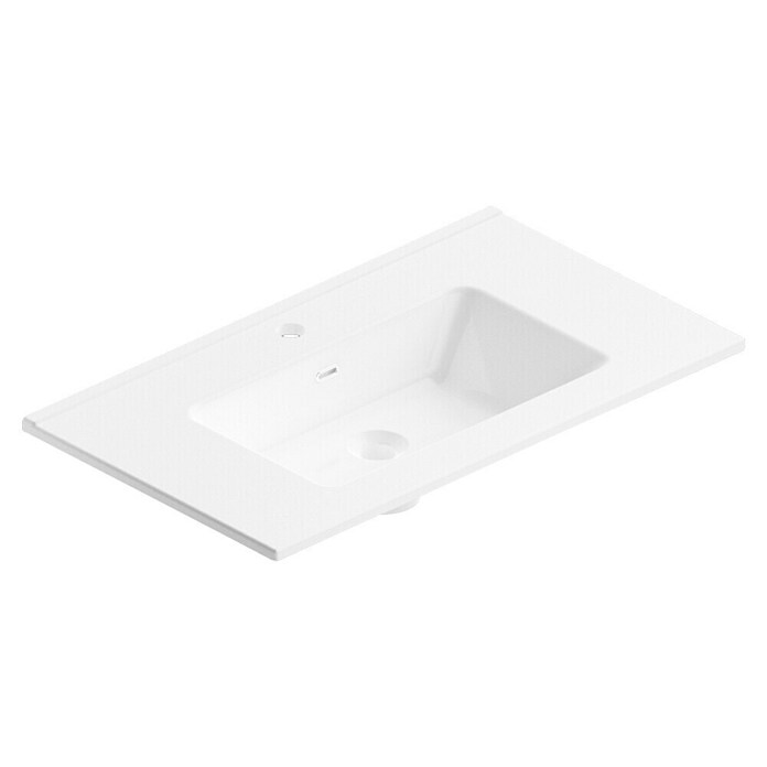 Camargue Pull Aufsatzwaschbecken (80 x 45,5 cm, Weiß) | BAUHAUS
