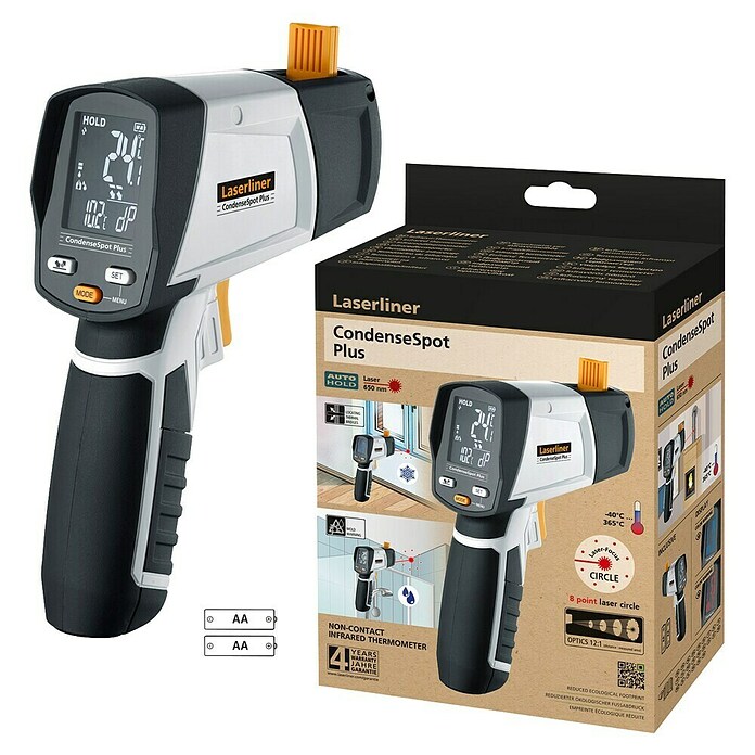 Laserliner Infraroodthermometer CondenseSpot Plus (Meetbereik: -38 °C tot +365 °C) | BAUHAUS