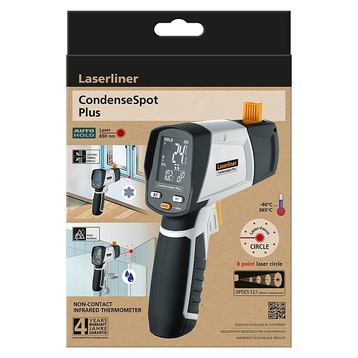 Laserliner Infraroodthermometer CondenseSpot Plus (Meetbereik: -38 °C tot +365 °C) | BAUHAUS
