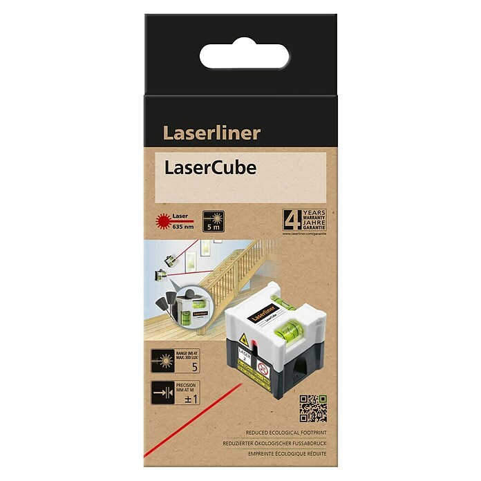 Laserliner Lijnlaser LaserCube (Max. werkbereik: 5 m) | BAUHAUS