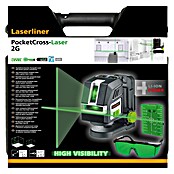 Laserliner Kruislijnlaser PocketCross-Laser 2G (Meetnauwkeurigheid: ± 0,3 mm/m) | BAUHAUS