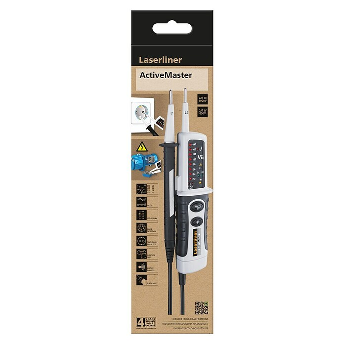 Laserliner Spanningstester ActiveMaster (l x b x h: 40 x 75 x 265 mm, IP64) | BAUHAUS