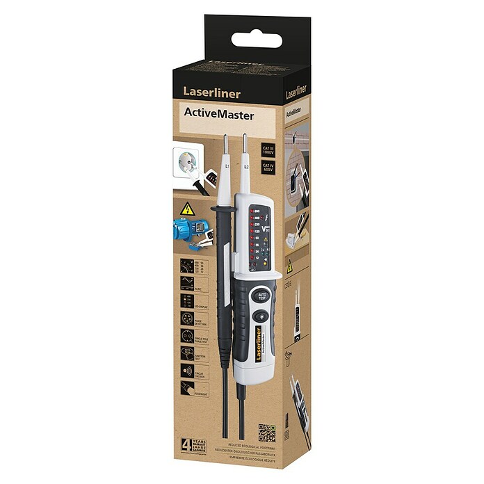 Laserliner Spanningstester ActiveMaster (l x b x h: 40 x 75 x 265 mm, IP64) | BAUHAUS