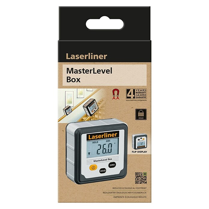 Laserliner Digitale waterpas MasterLevel Box (l x b x h: 28 x 59 x 59 mm) | BAUHAUS