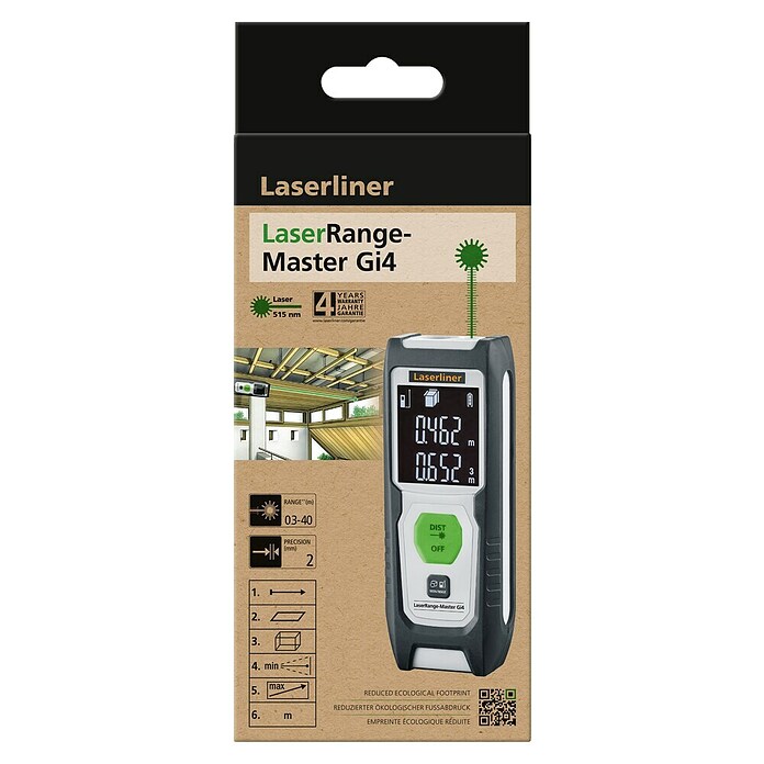 Laserliner Laserentfernungsmesser LaserRange-Master Gi4 (Messbereich: 0,3 - 40 m, Ohne Tasche) | BAUHAUS