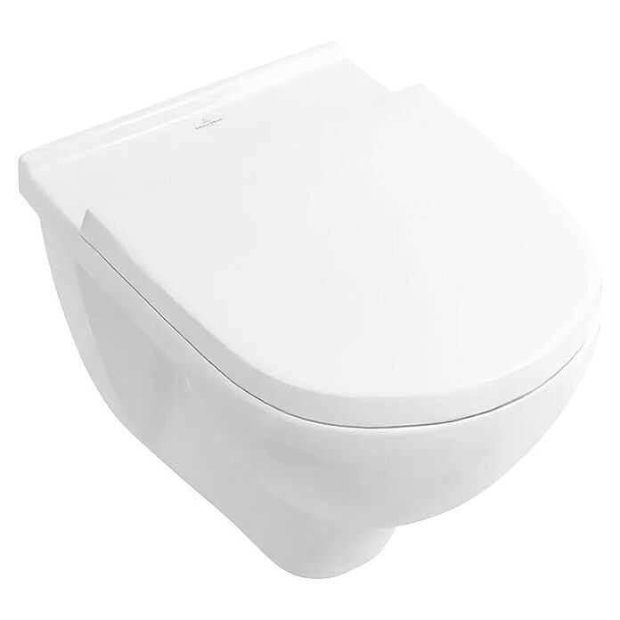 Villeroy & Boch Set za stenski WC Targa Twist Flush  (Izpiranje brez roba, Brez posebne glazure, Oblika splakovanja: Globok, WC odtok: Vodoravno, Bela) | 3943 - WC Wand Marke | DBBA - Keramik Marke | DBB - Keramik | DB - Keramik/Wannen | D - Sanitär | BAUHAUS